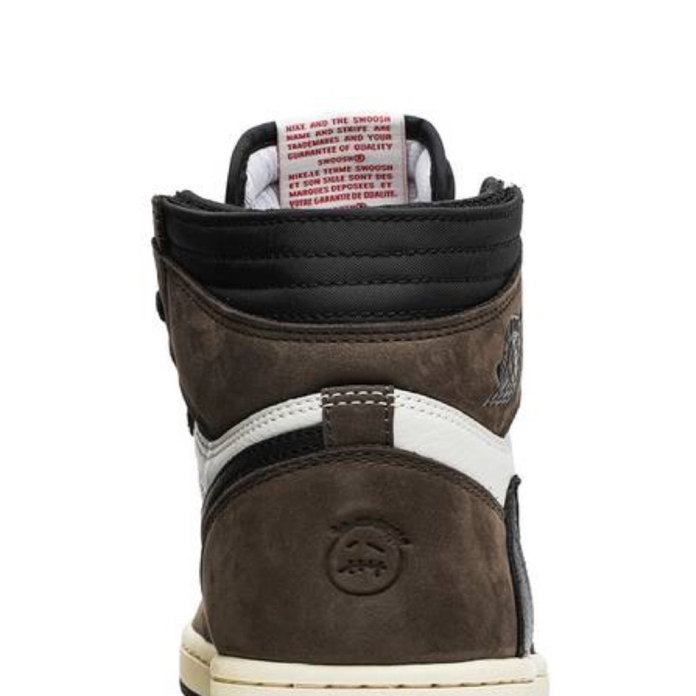 Travis Scott x Air Jordan 1 Retro High OG 'Mocha' size US M 7.0 (woman size 8.5) - Picture 8 of 10